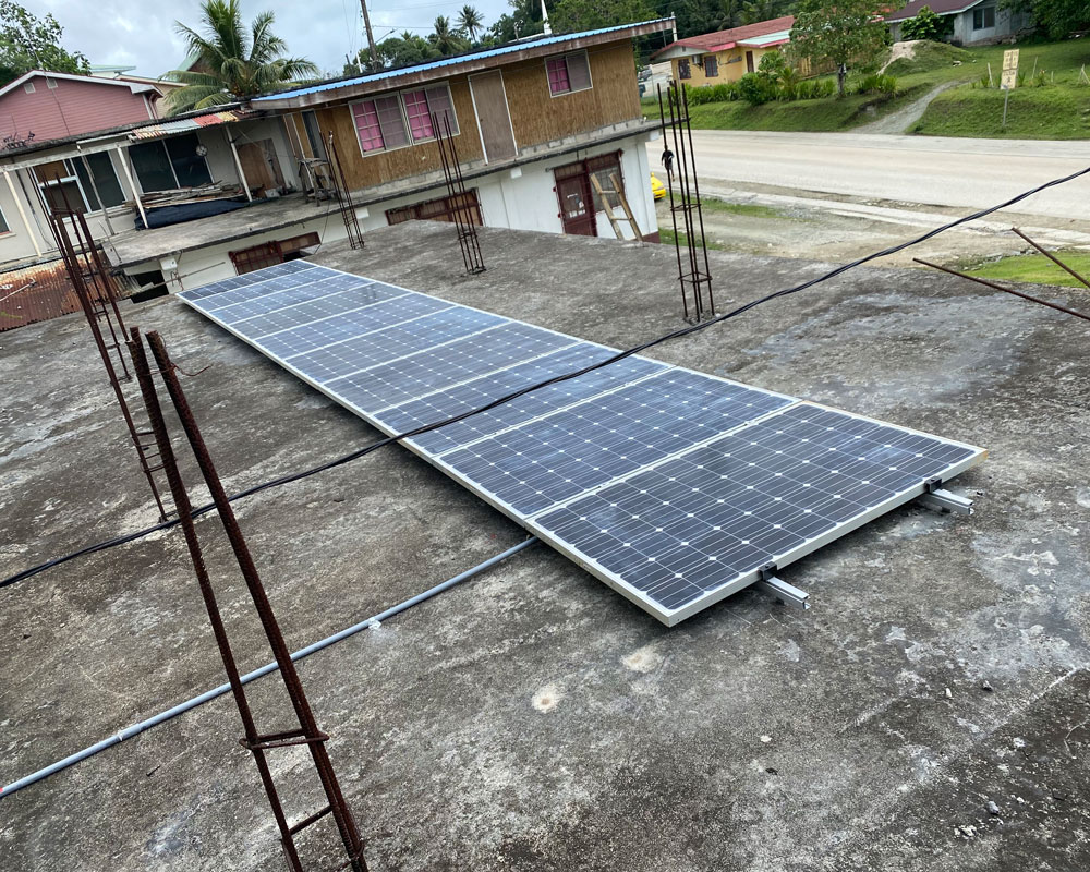 Solar Panels Providing Onsite Power