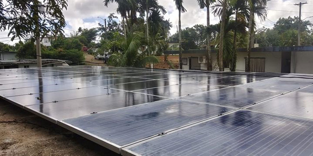 Solar Panels Outdoors